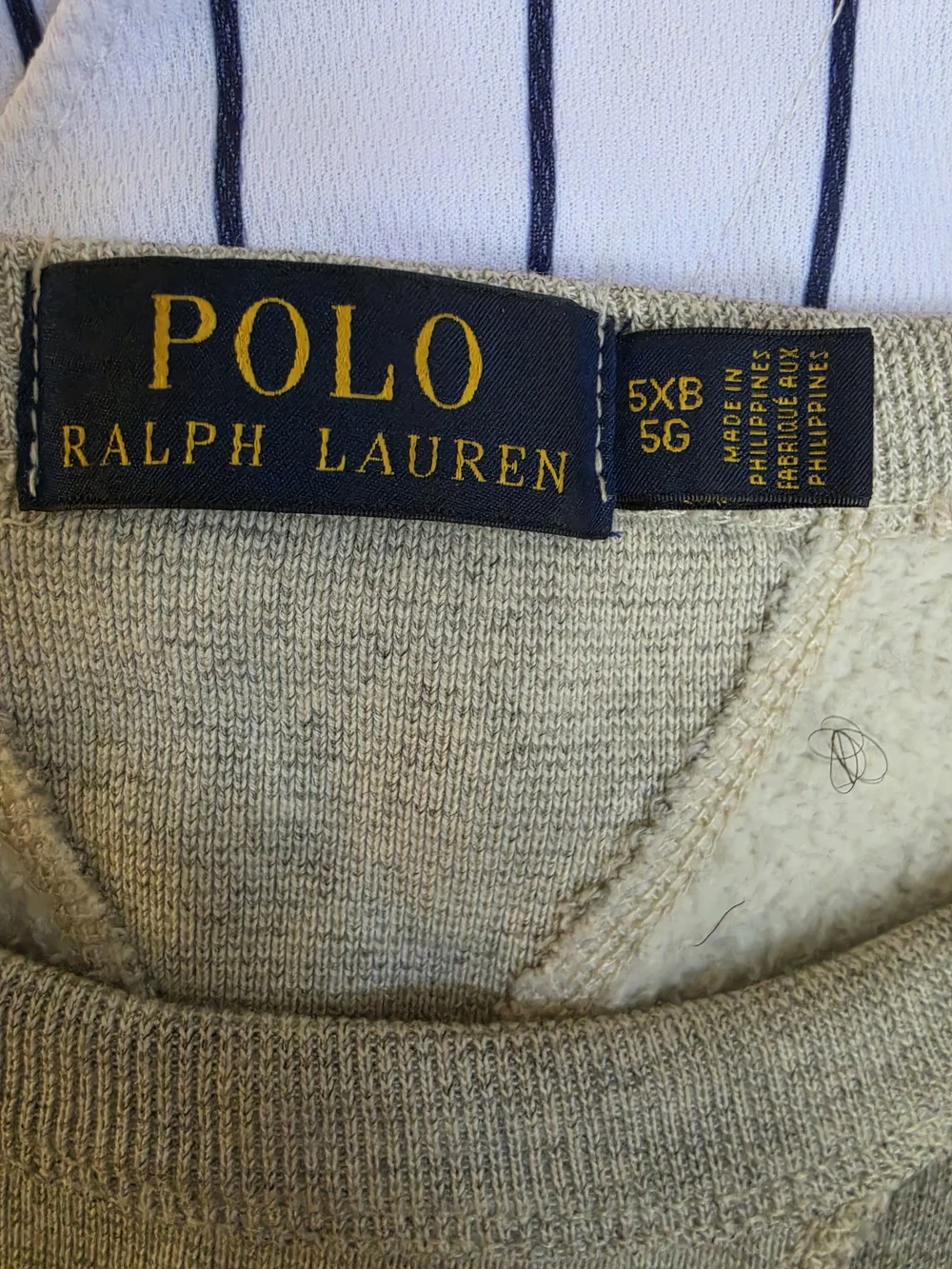 Polo Ralph Lauren University Place Distressed Crewneck Sweatshirt – 5XB / 5X Big